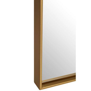Ando Medium Square Gold Finish Wall Mirror