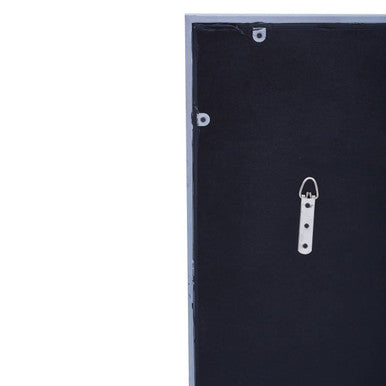 Oriel Grid Wall Mirror With Silver Finis