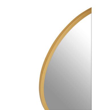 Saska Gold Finish Wall Mirror