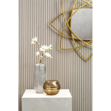 Farran Gold Finish Geometric Wall Mirror