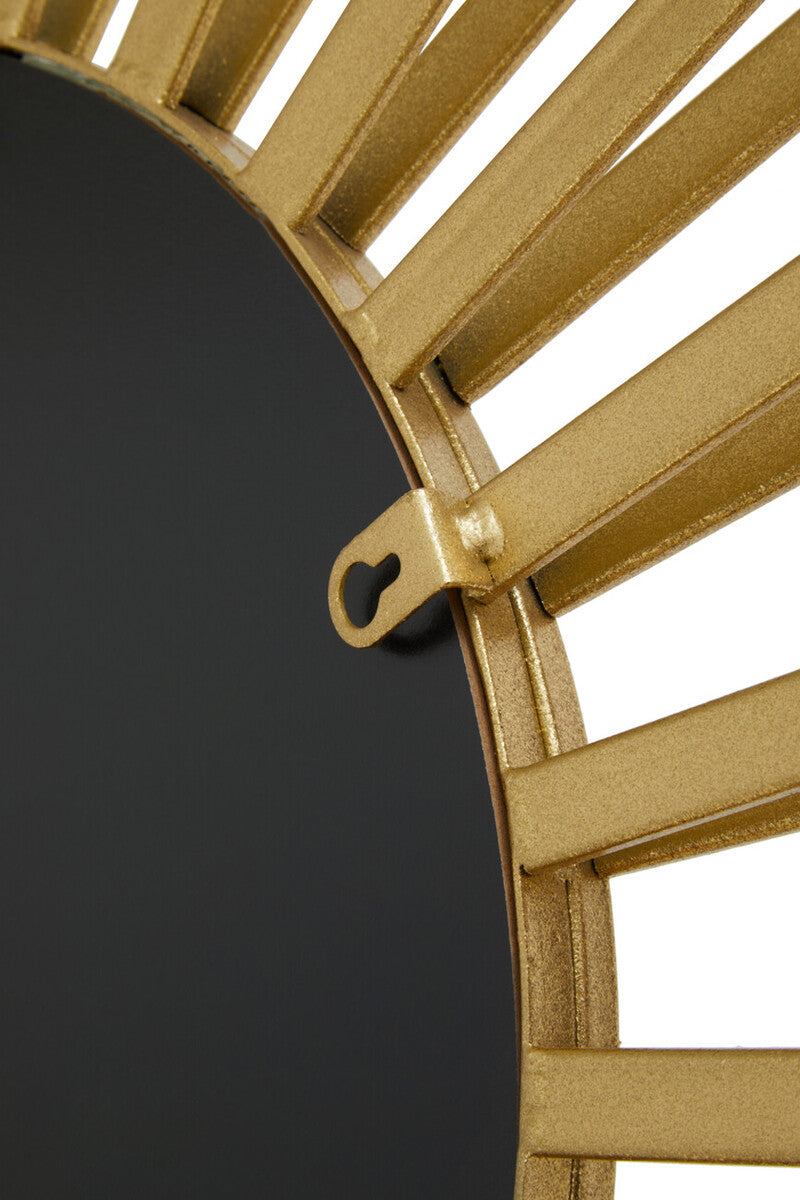 Farran Champagne Gold Sun Wall Mirror