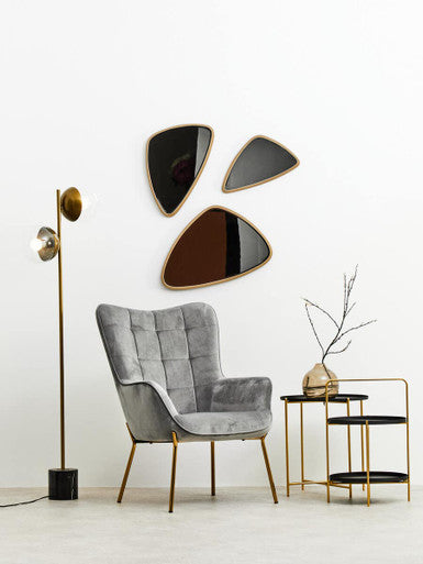 Torino Small Triangular Wall Mirror
