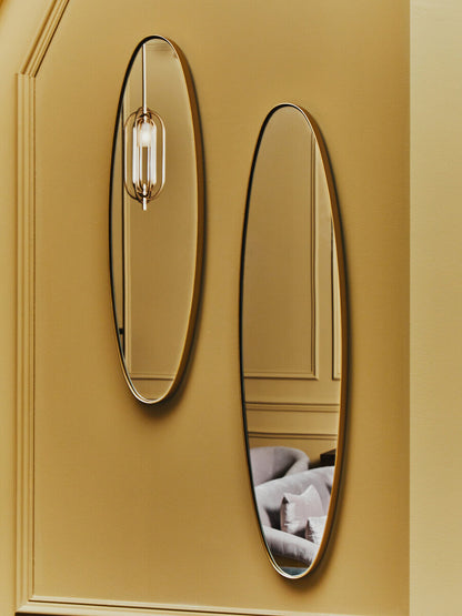 Torino Large Oval Wall Mirror