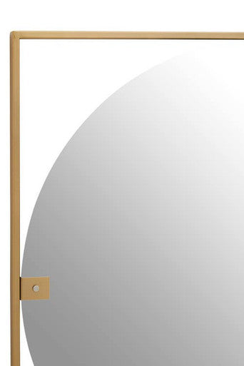 Matera Gold Square Wall Mirror