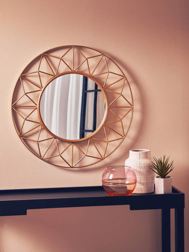 Matera 3D Round Wall Mirror