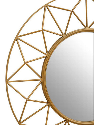 Matera 3D Round Wall Mirror