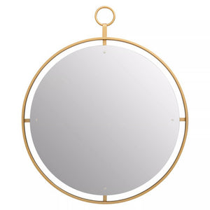 Matera Gold Wall Mirror With Ring