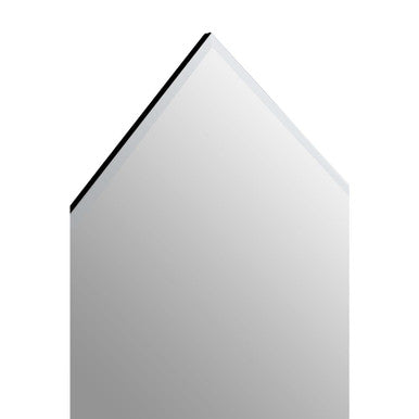 Yula Triangular Wall Mirror With Silver
