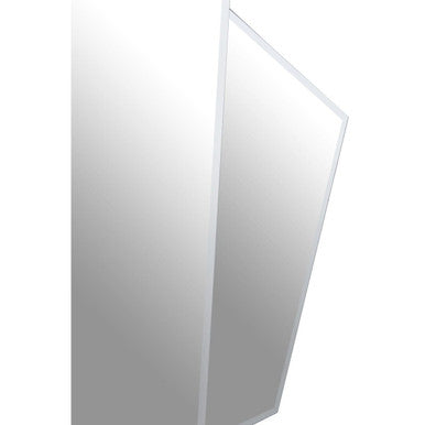 Yula Triangular Wall Mirror With Silver