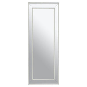 Yula Rectangular Wall Mirror With Silver Finish Frame
