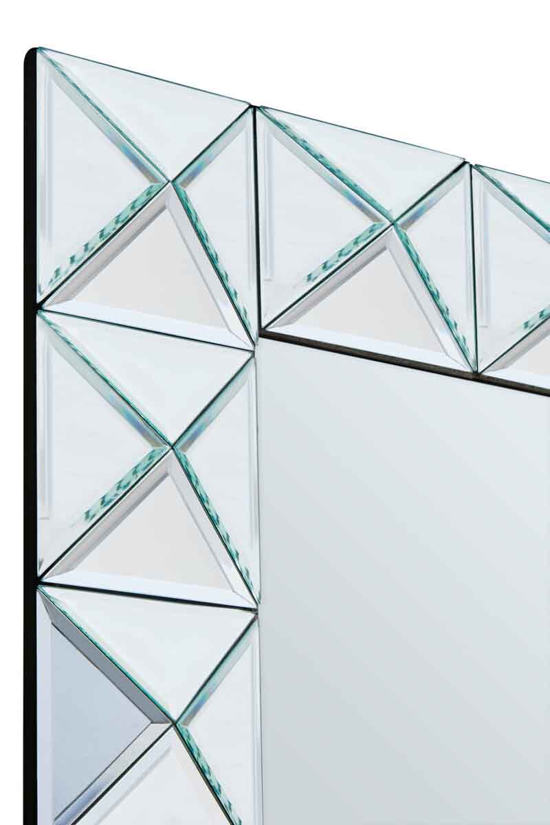 Yula Pyramid Edged Wall Mirror