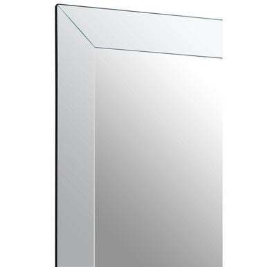 Sana Large Rectangular Wall Mirror with Bevelled Frame - Image 3