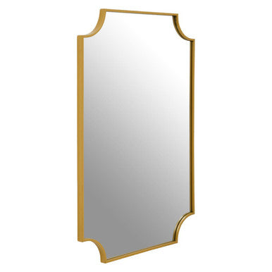 Avento Gold Inverted Corners Mirror