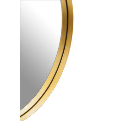 Cindy Medium Gold Finish Wall Mirror
