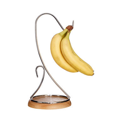 Soka Banana Hanger With Wood Base