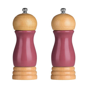Pink High Gloss Salt and Pepper Mill Set | Natural Origins