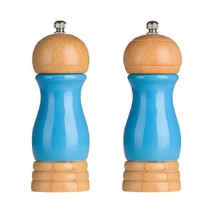 Blue Hi Gloss Salt and Pepper Mill Set | Natural Origins