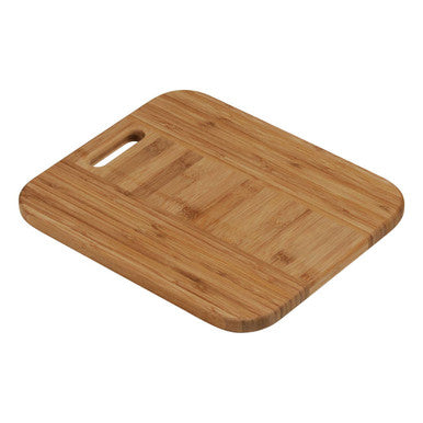 Aleki Bamboo Round Edge Chopping and Serving Board with Handle