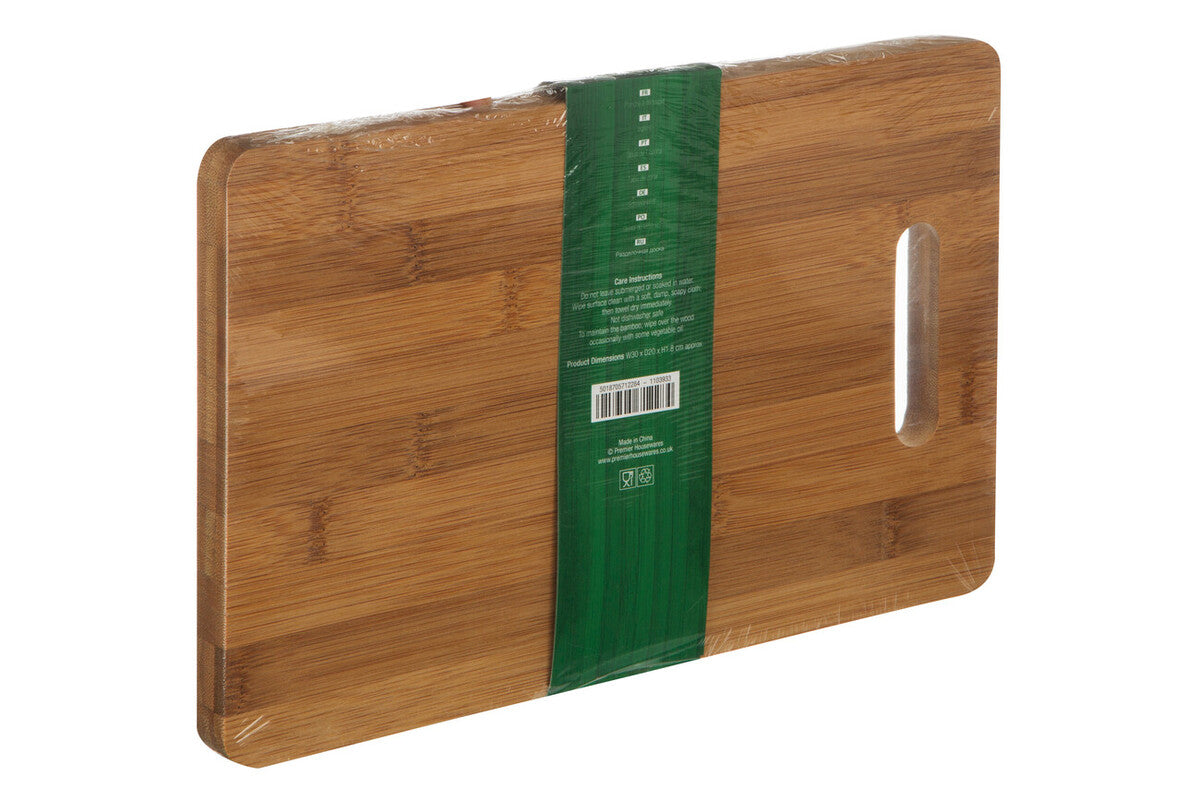 Aleki Bamboo Small Chopping and Serving Board with Handle - Image 3
