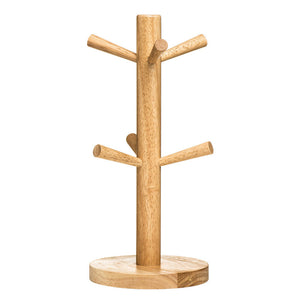 Rubberwood 6 Cup Mug Tree | Soka