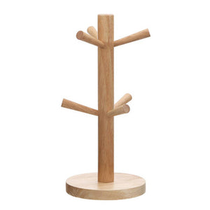 Soka Rubberwood 6 Cup Mug Tree