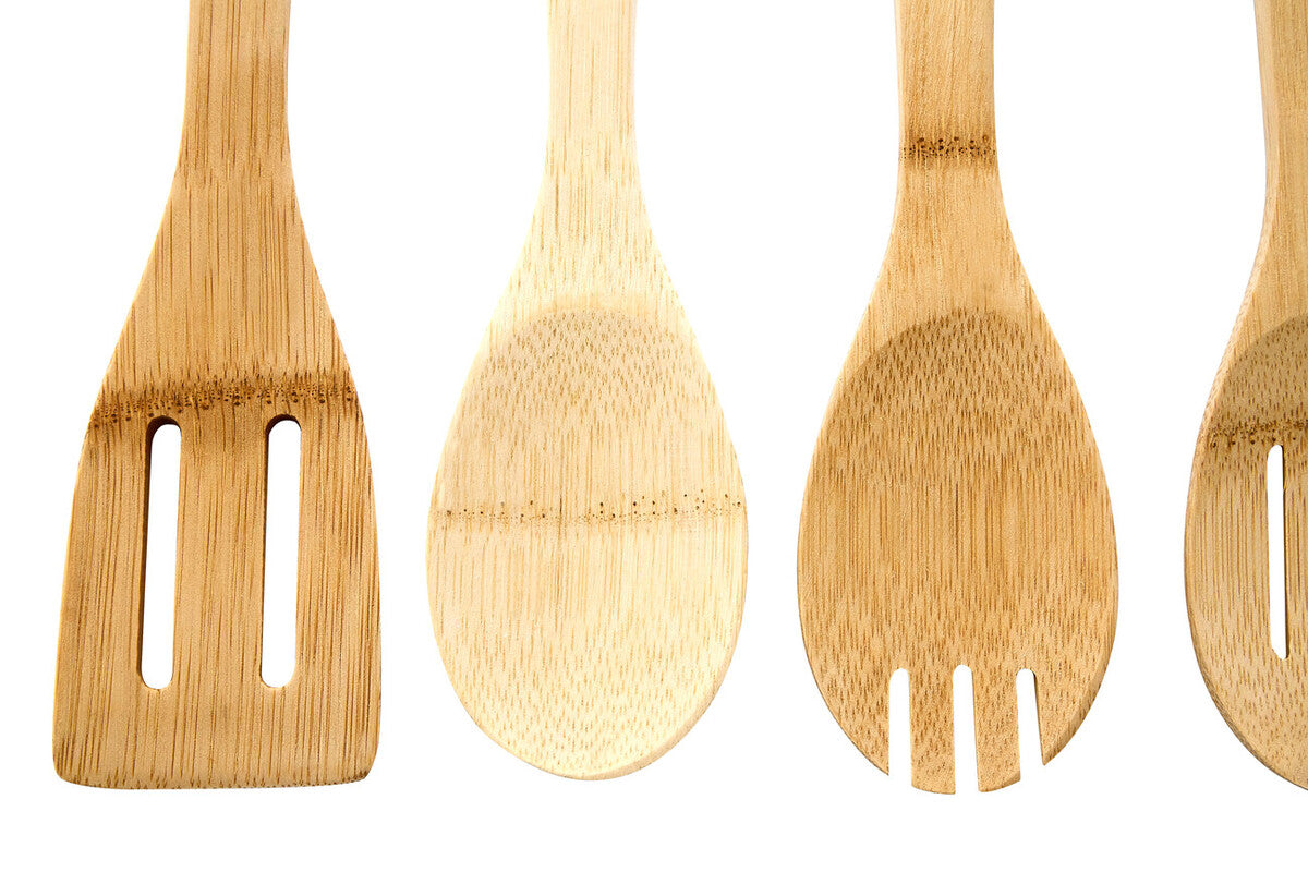 Aleki 6pc Bamboo Kichen Utensil Set