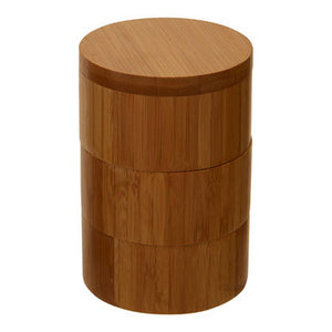 Bessan Bamboo Natural Cylindrical Storage Set