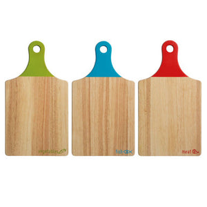 Set of Three Icon Wooden Paddle Chopping Boards | Dahra