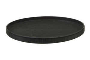 Bessan Large Black Fir Wood Tray