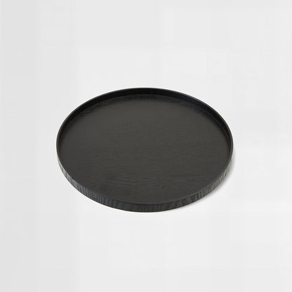 Bessan Large Black Fir Wood Tray