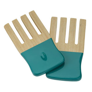 Turquoise Salad Hand Servers | Kyoto
