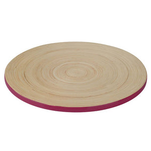 Raspberry Bamboo Placemat | Kyoto