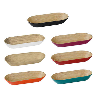 Kyoto Raspberry Oblong Bowl