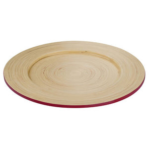 Raspberry Bamboo Charger Plate | Kyoto