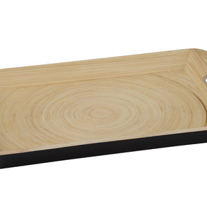 Matt Black Rectangular Serving Tray | Kyoto