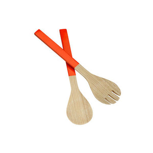 Orange Salad Servers | Kyoto