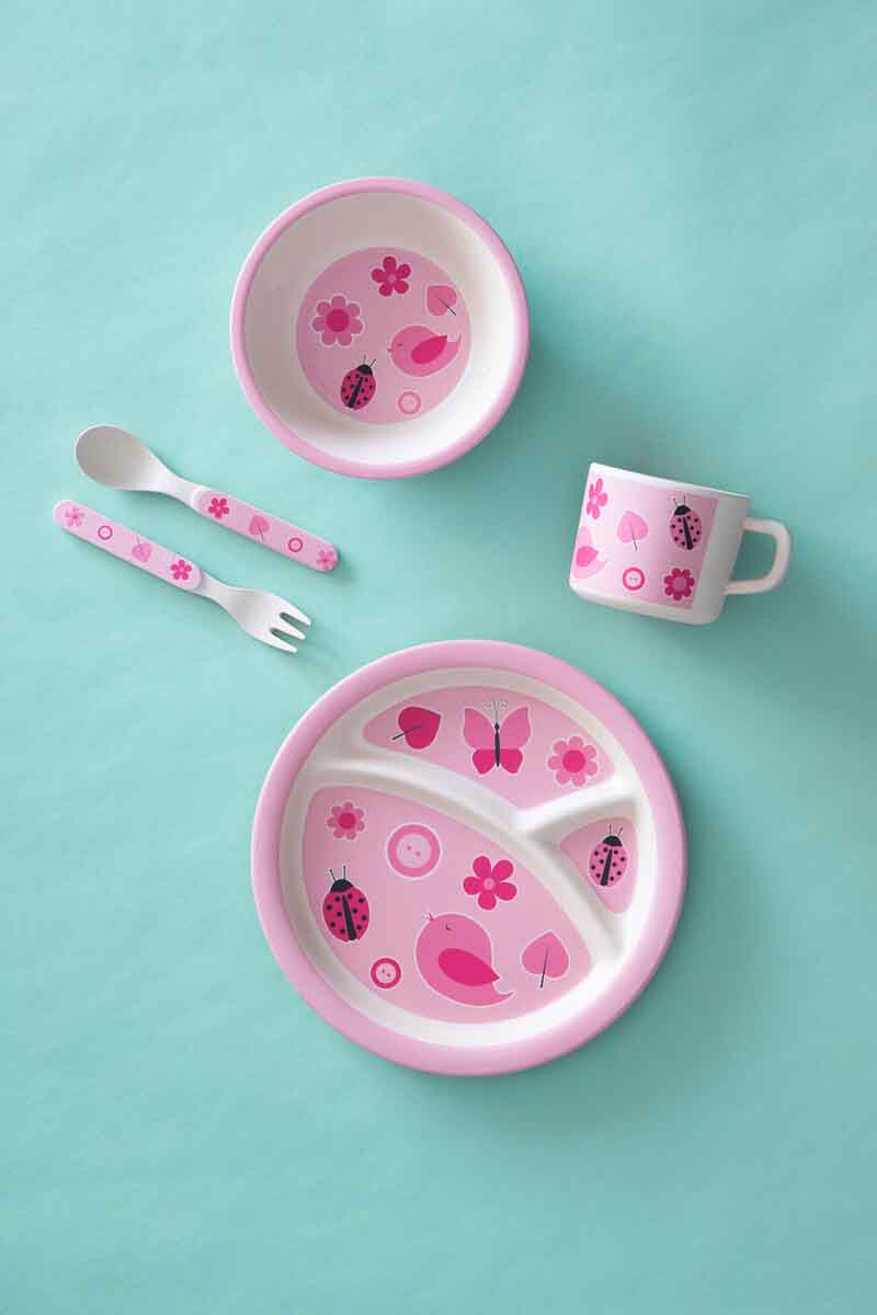 Eden 5Pc Bird Dinner Set