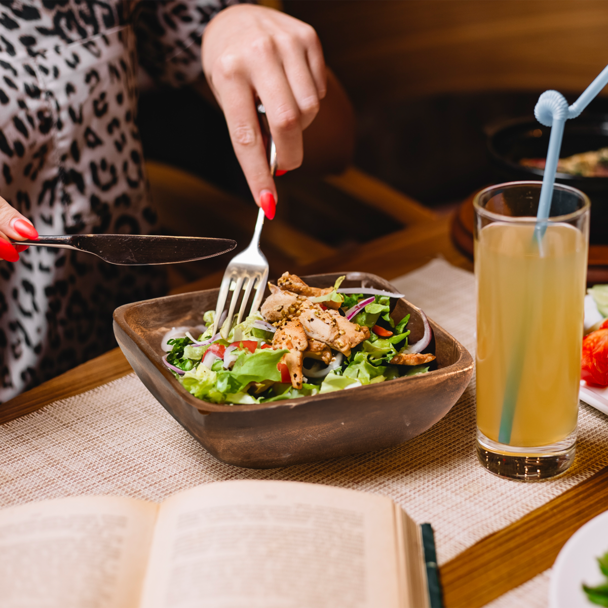 Kora Acacia Small Square Serving Bowl