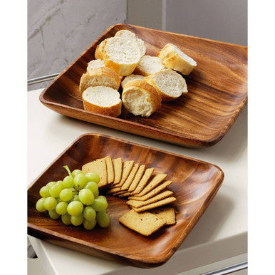 Kora Acacia Curved Sides Serving Platter