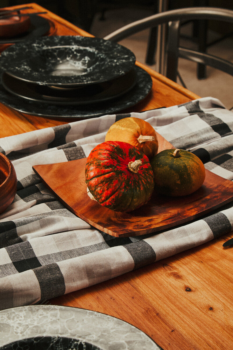 Kora Acacia Square Serving Platter