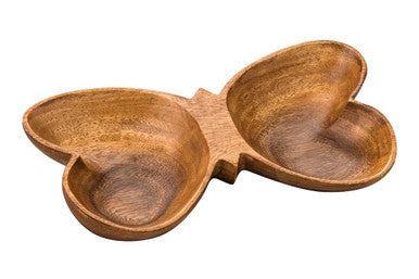 Kora Acacia Butterfly Shaped Serving Dish