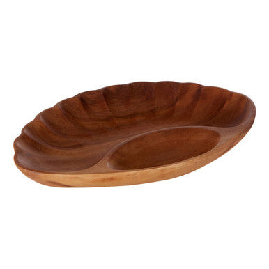 Kora Acacia Chip And Dip Serving Dish