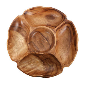 Kora Acacia Five Section Serving Dish