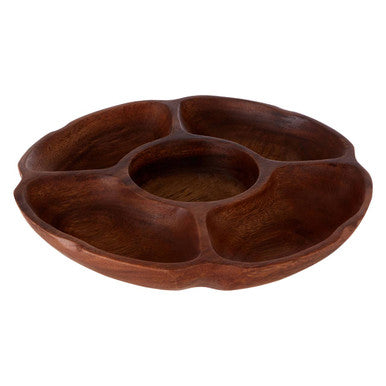 Kora Acacia Five Section Serving Dish