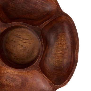 Kora Acacia Five Section Serving Dish