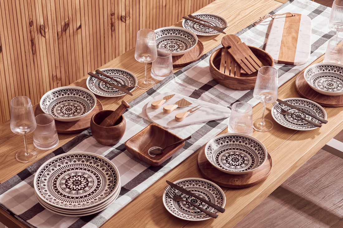 Kora Acacia Wood Tapered Mortar and Pestle