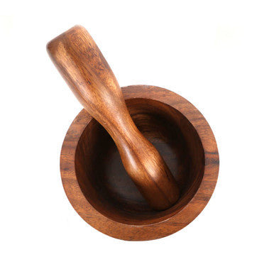 Kora Small Mortar And Pestle In Acacia Wood
