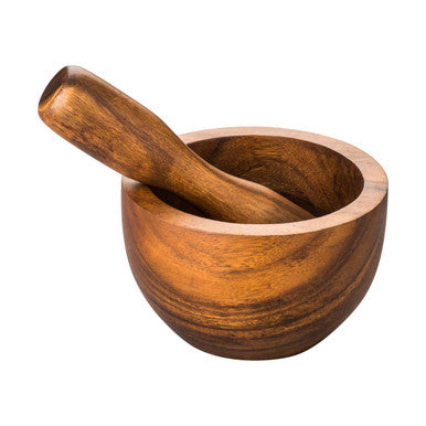 Kora Small Mortar And Pestle In Acacia Wood