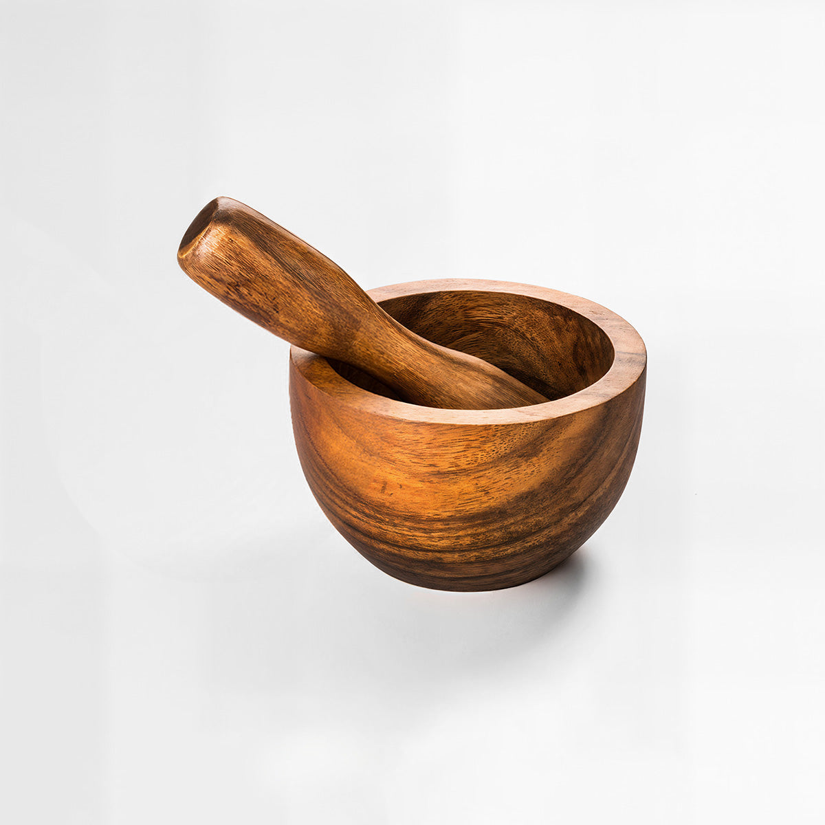 Kora Small Mortar and Pestle in Acacia Wood