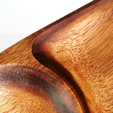 Kora Acacia Wood Oval Chip And Dip Tray - Image 4